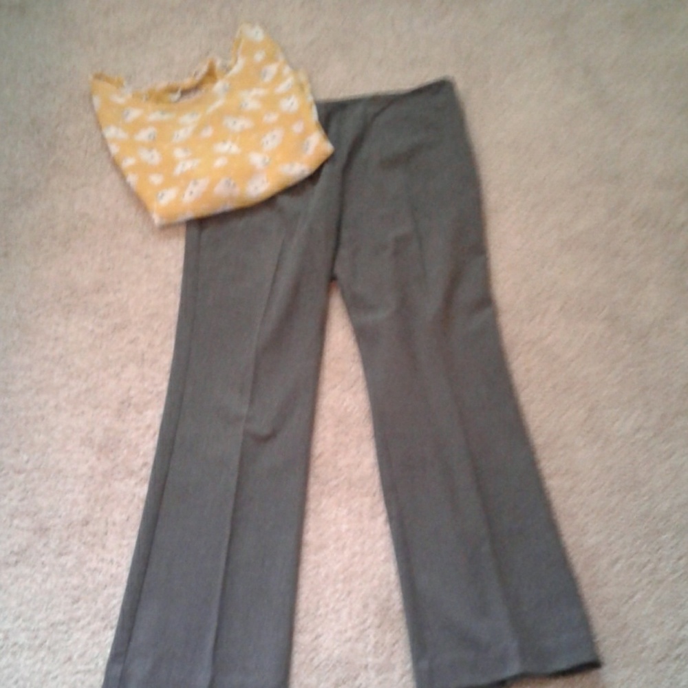 Grey dress pants